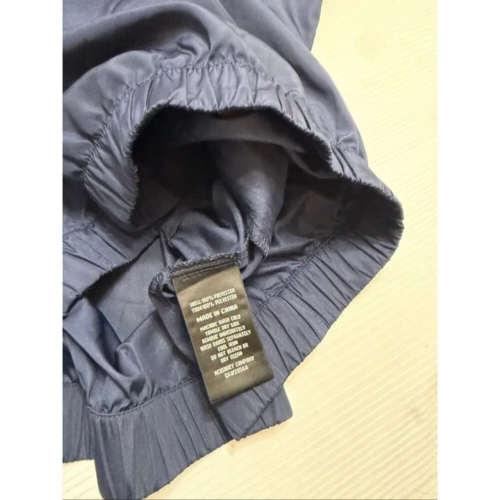 FootJoy Navy Blue Golf Pullover Windbreaker Size Medium